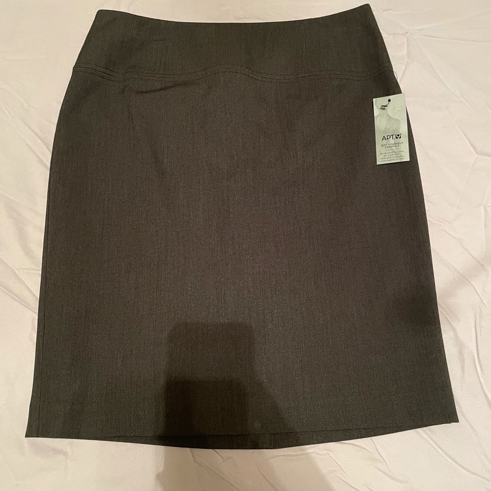 Charcoal Grey pencil skirt